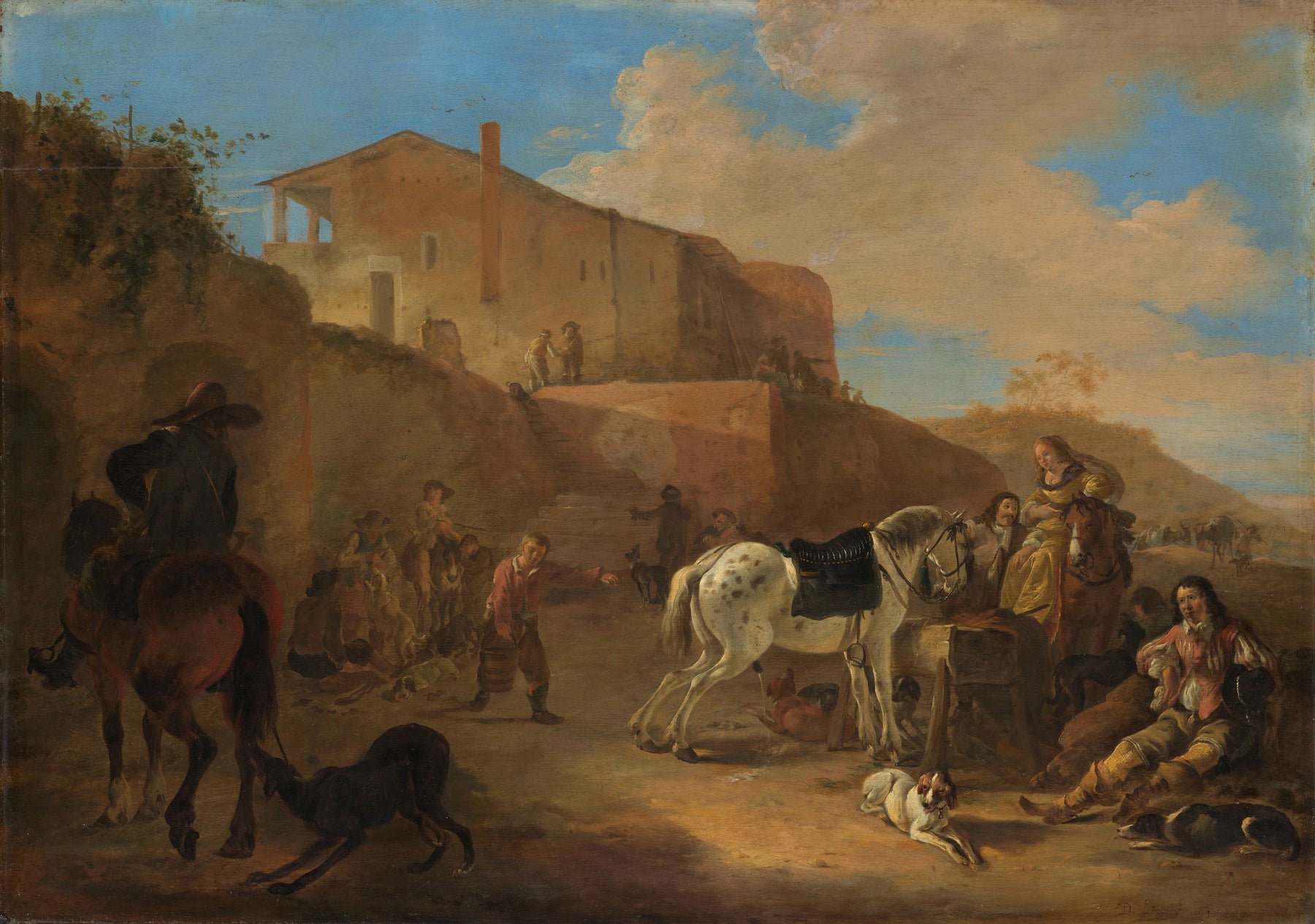 Fête de chasse - Dirck Stoop