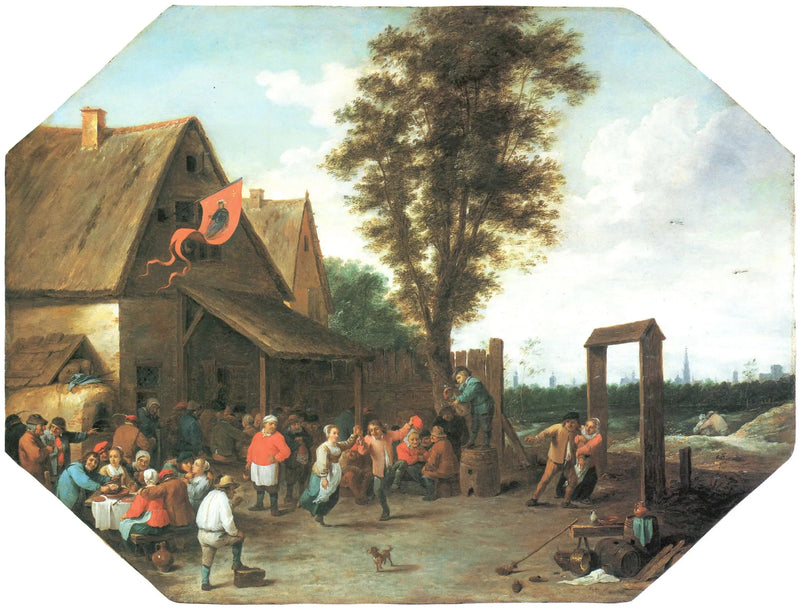 Festa del villaggio di San Giorgio - David Teniers il Giovane
