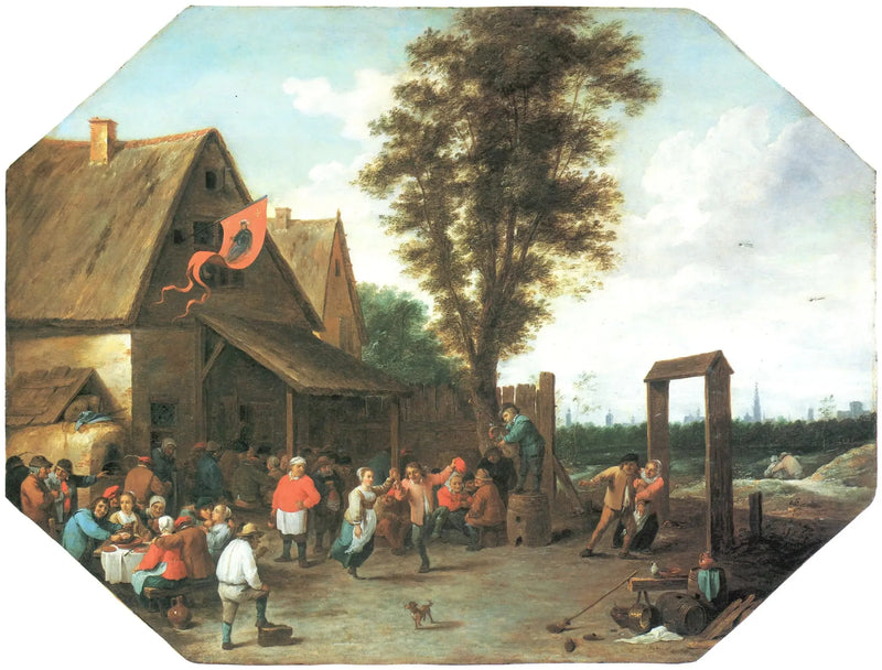 Festa del villaggio di San Giorgio - David Teniers il Giovane
