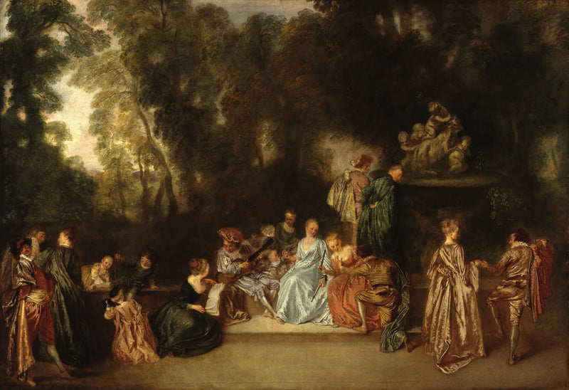 Festa all'aperto - Antoine Watteau