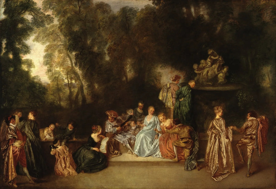 Festa all'aperto - Antoine Watteau