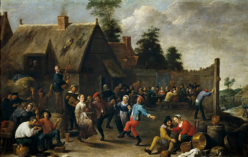 Festa e banchetto del villaggio - David Teniers il Giovane