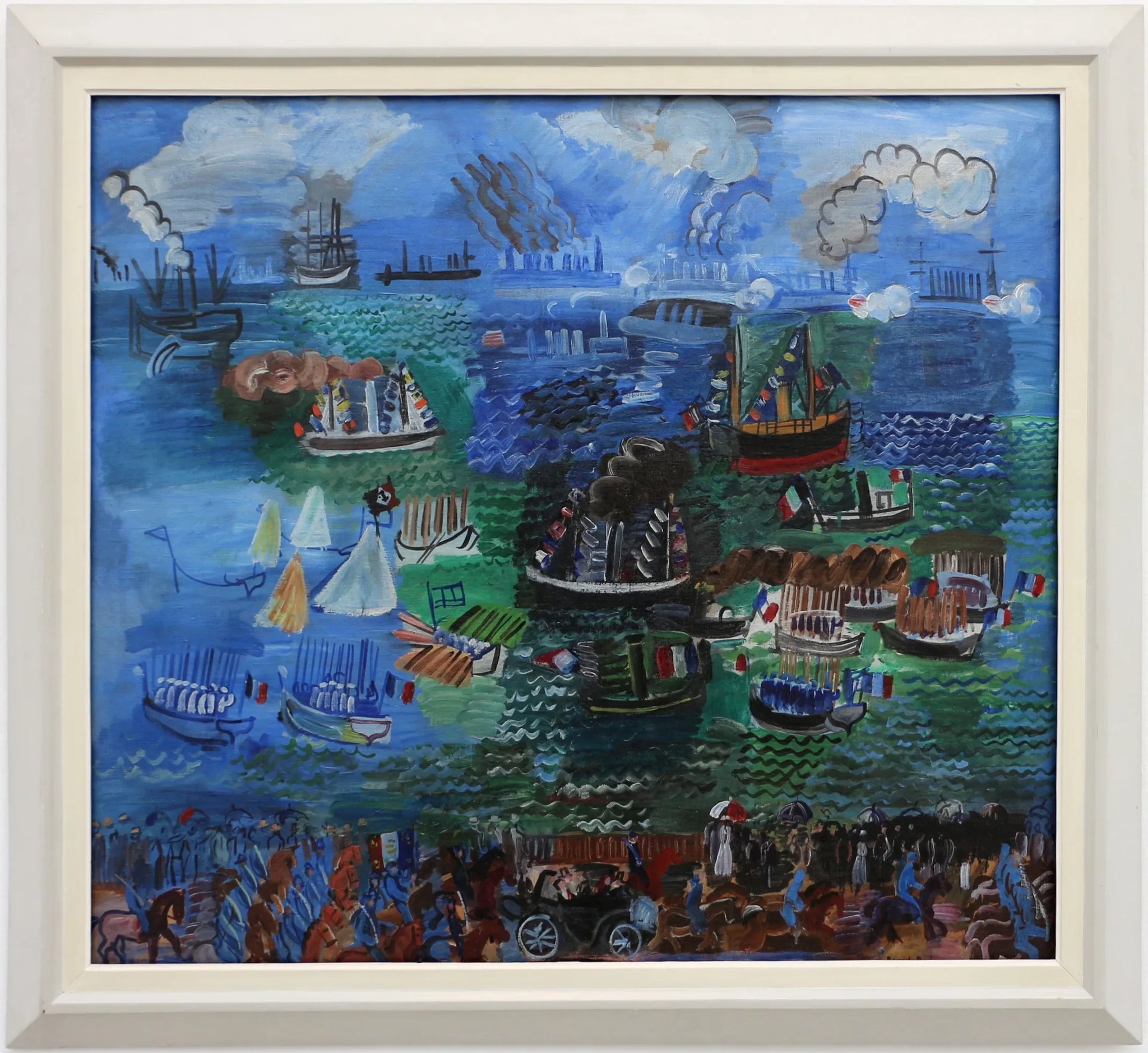 Fête nautique au Havre - Raoul Dufy image 1 reproduction artisanale de tableau