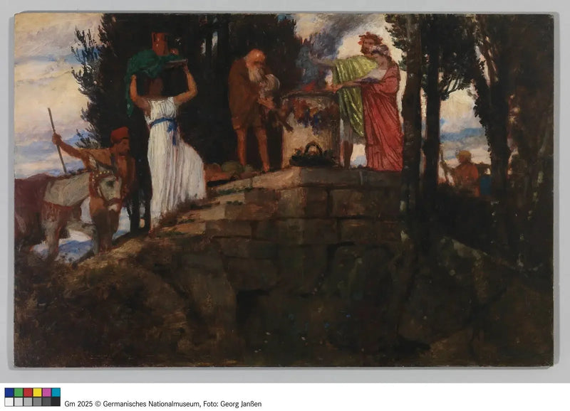 Festa sacrificale - Arnold Böcklin