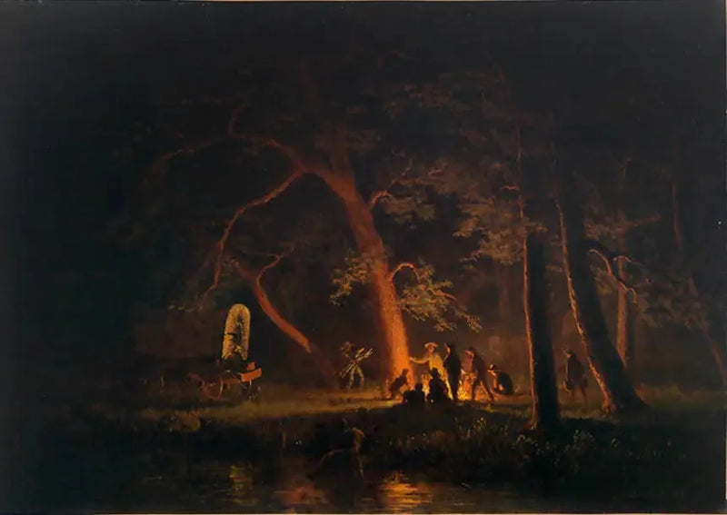 Fuoco da campo - Albert Bierstadt