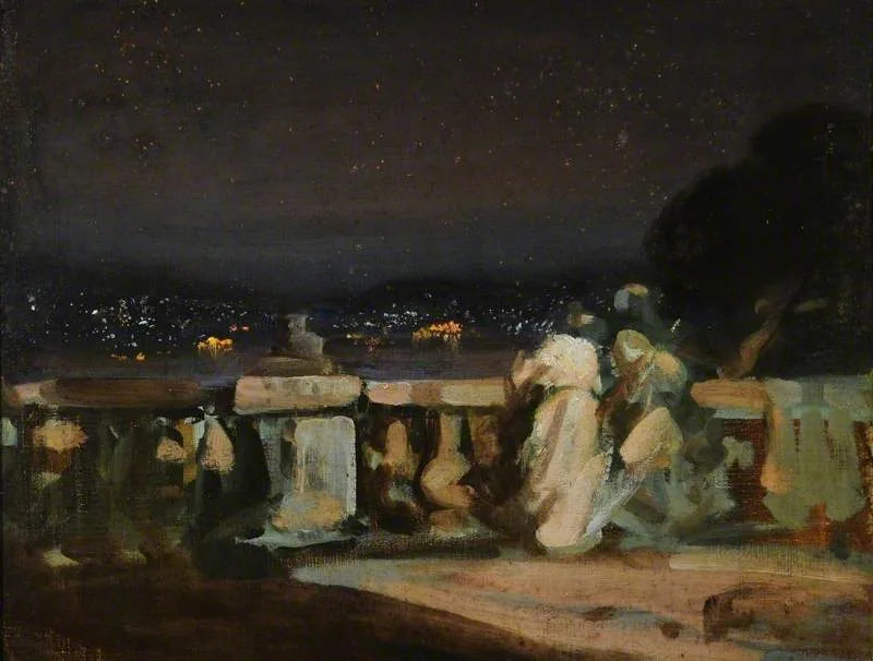 Fuochi d'artificio a Saint-Cloud, Francia - Charles Conder