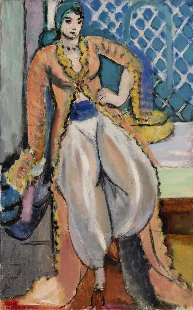 Figura con abito persiano (Figura all'abito persiano) - Henri Matisse