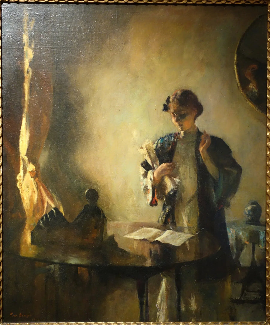 Figura in una stanza - Frank Weston Benson