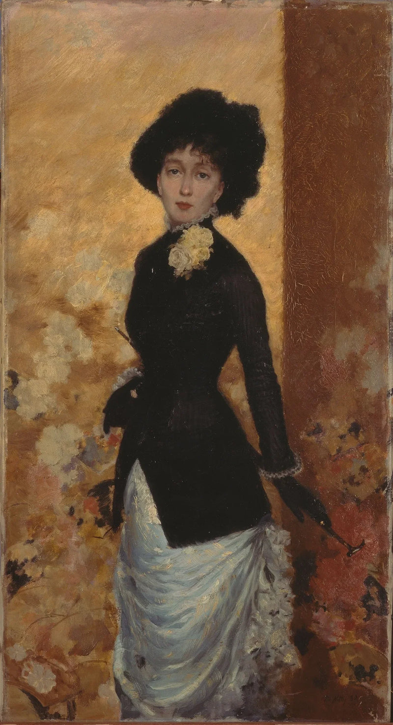 Figura di donna (Léontine De Nittis) - Giuseppe De Nittis