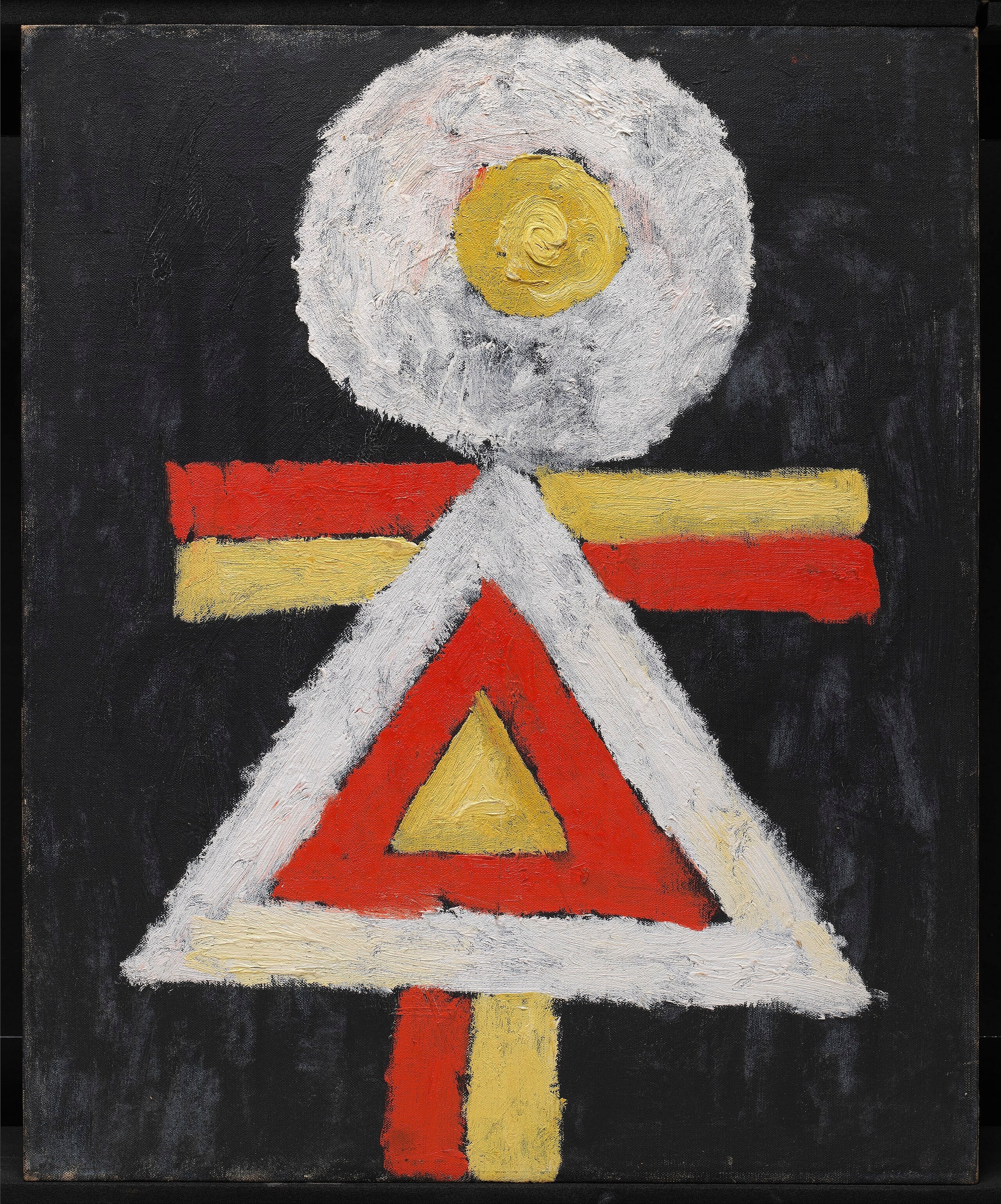 Figure géométrique - Marsden Hartley image 1 reproduction artisanale de tableau