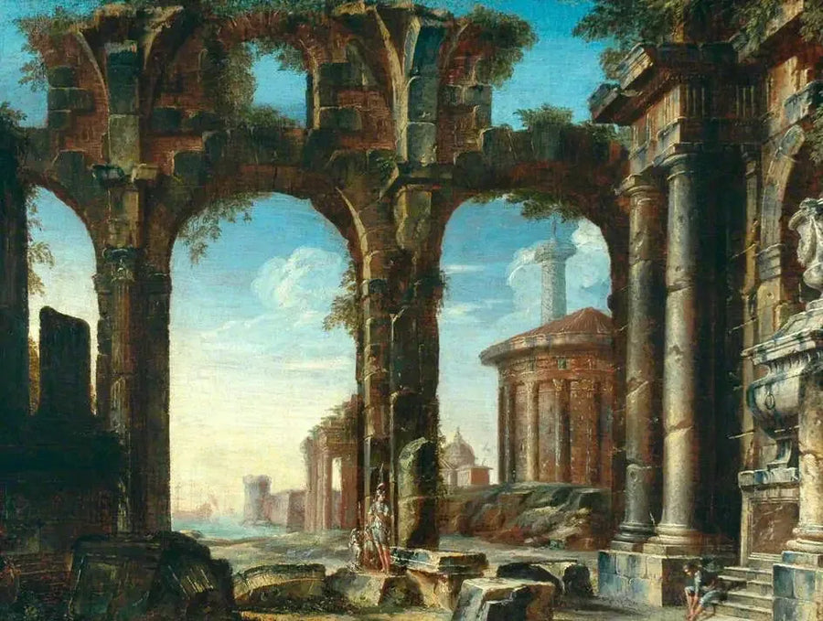 Figure nelle rovine classiche - Giovanni Paolo Panini