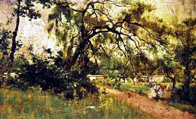 Figure di donne nel parco - Giovanni Boldini