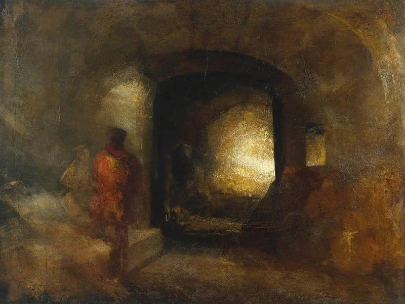 Figure in un Edificio - J. M. W. Turner