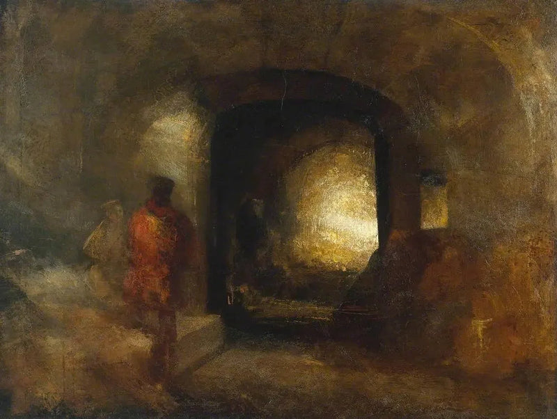 Figure in un Edificio - J. M. W. Turner