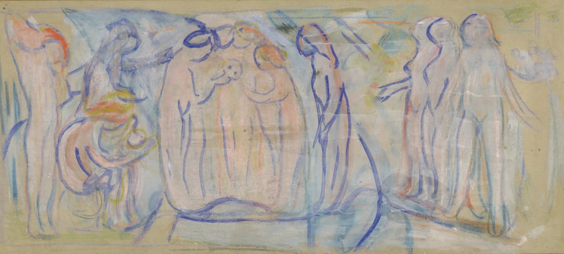 Figure nude - Edvard Munch