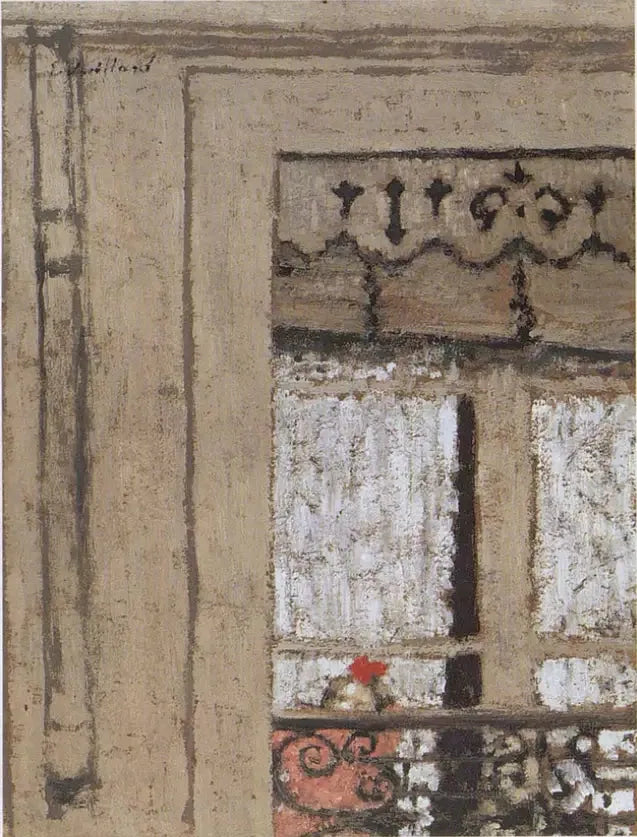 Filet à la fenêtre - Édouard Vuillard