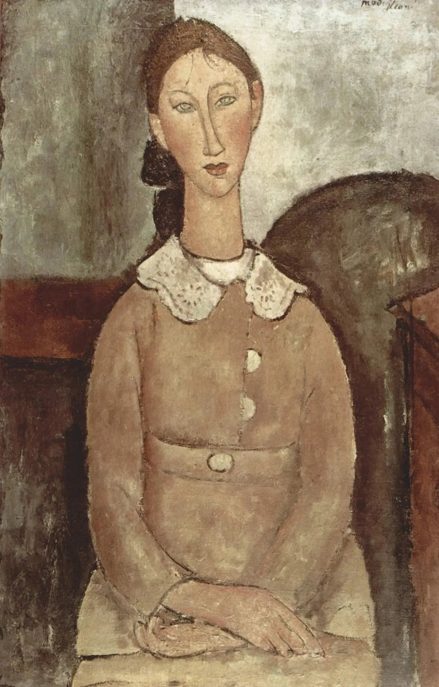 Rete in abito giallo - Amedeo Modigliani