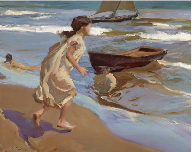 Rete che entra nell'acqua - Joaquín Sorolla