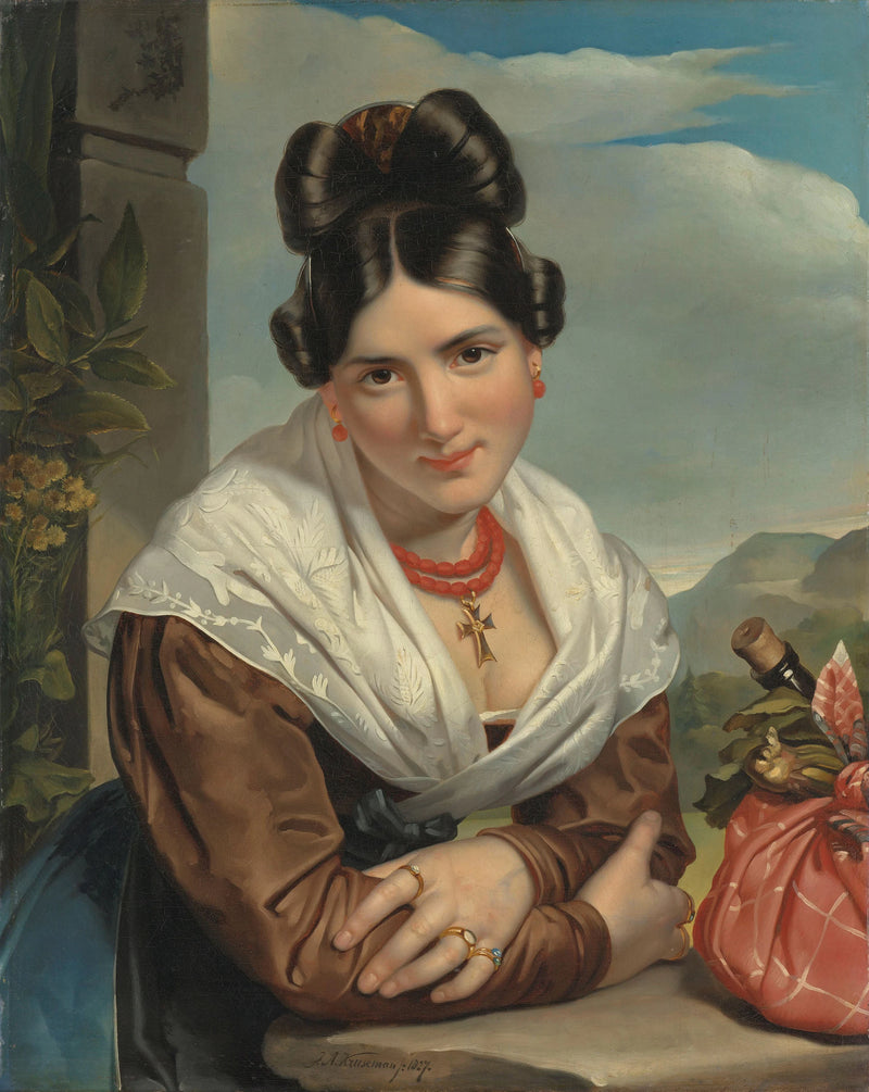 Fille au repos - Jan Adam Kruseman