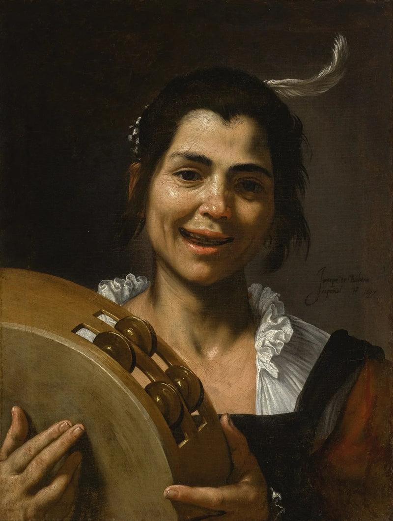 Ragazza con il tamburello - Jusepe de Ribera
