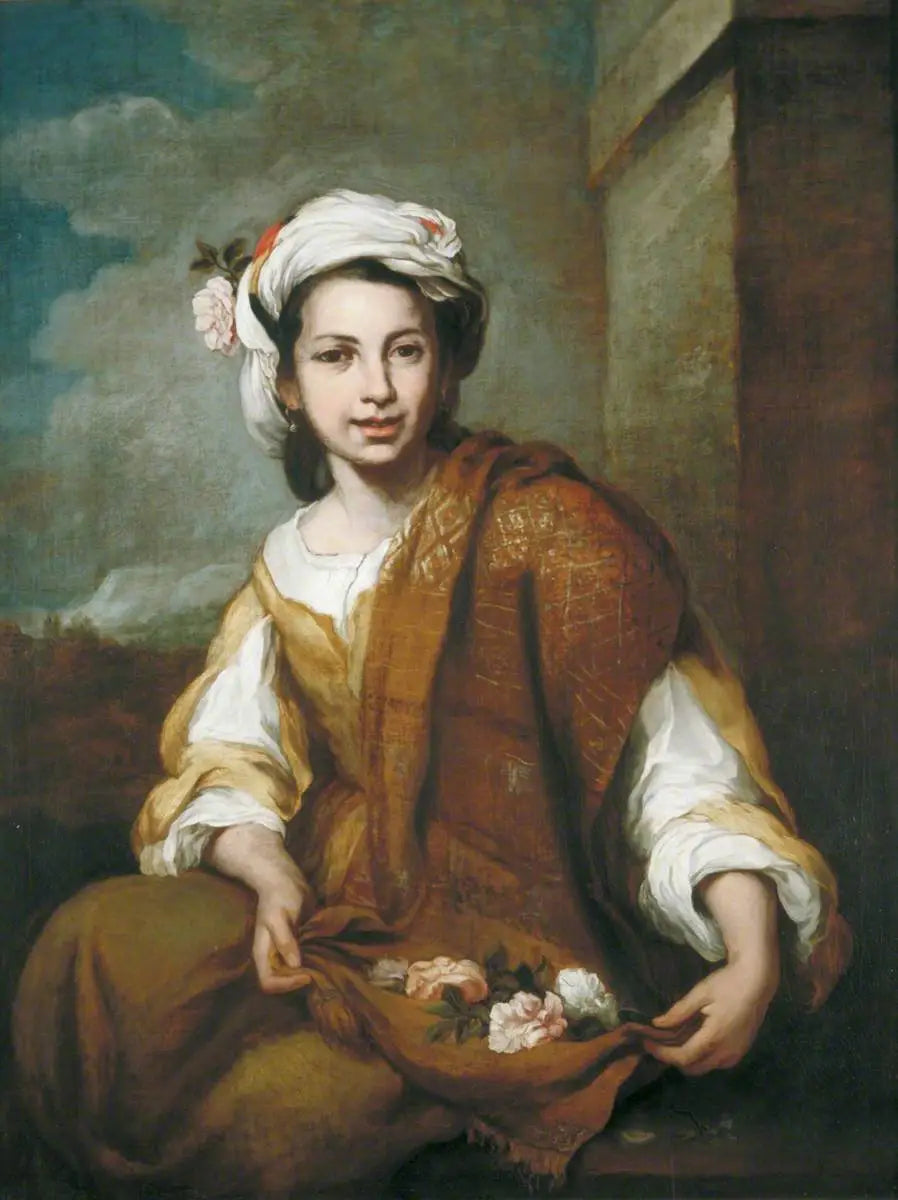Ragazza con i fiori - Bartolomé Esteban Murillo