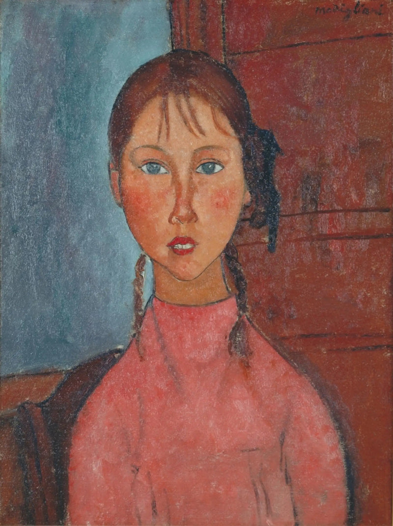 Ragazza con trecce - Amedeo Modigliani