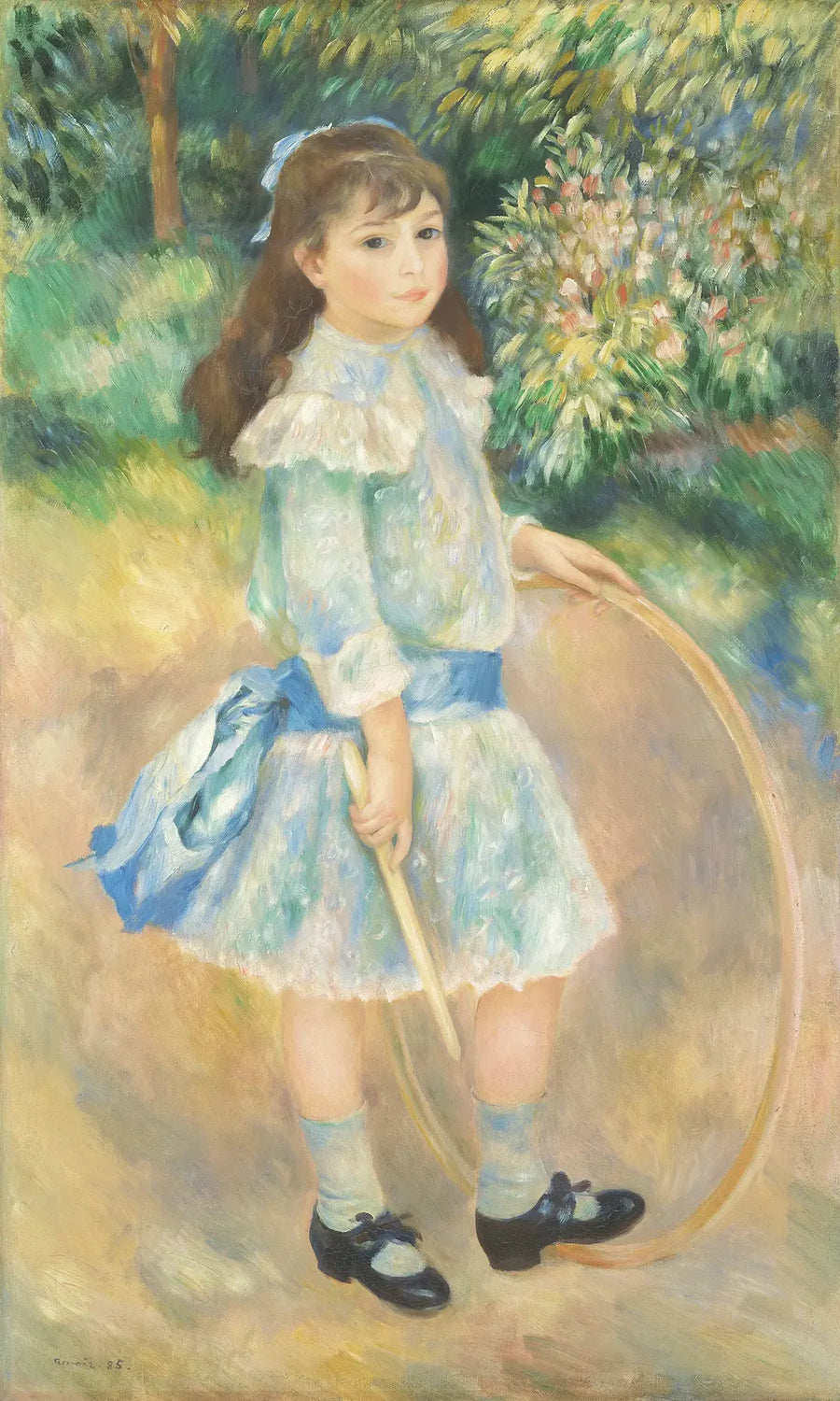 Ragazza con un cerchio - Pierre-Auguste Renoir