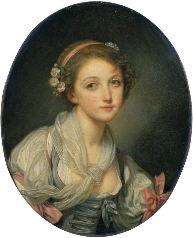 Ragazza con foulard in garza - Jean-Baptiste Greuze