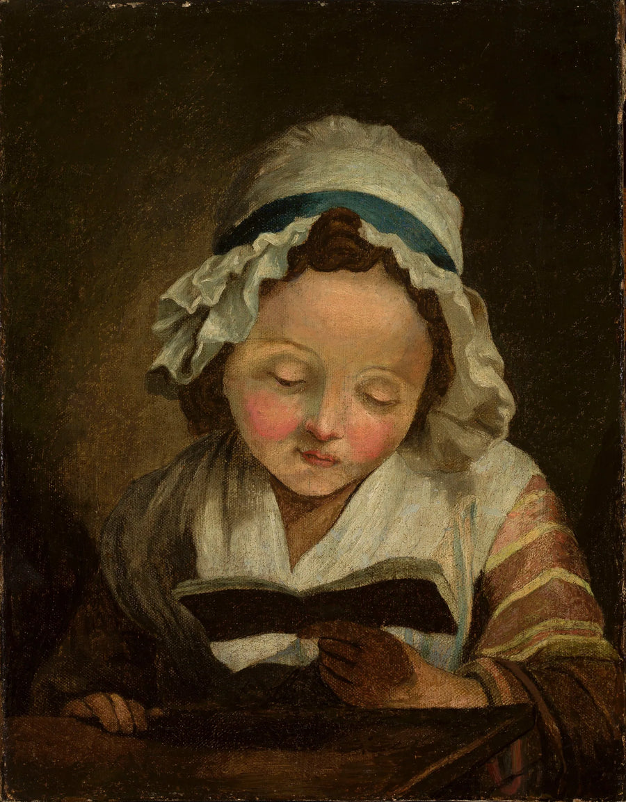 Ragazza con un libro - Jean-Baptiste Greuze
