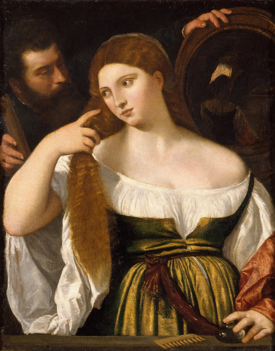 Ragazza davanti allo specchio - Titian