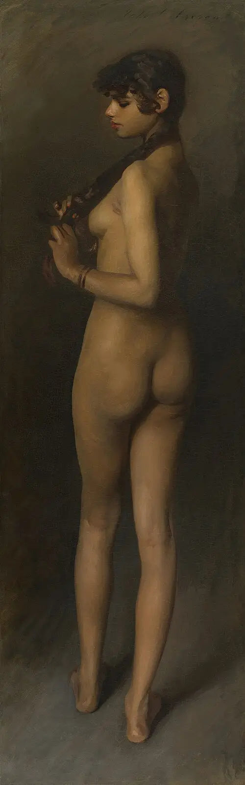 Ragazza egiziana nuda - John Singer Sargent