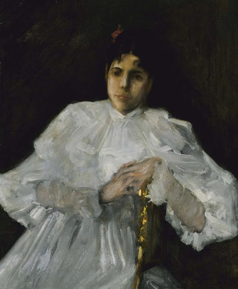 Ragazza in bianco - William Merritt Chase
