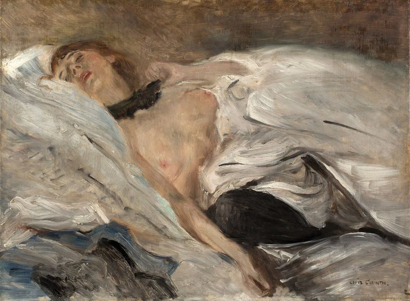 Ragazza addormentata - Lovis Corinth