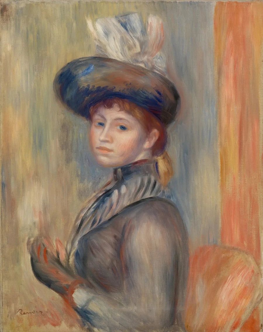 Ragazza in grigio-blu - Pierre-Auguste Renoir