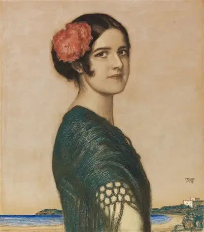 Fille Mary in spagnolo - Franz Von Stuck