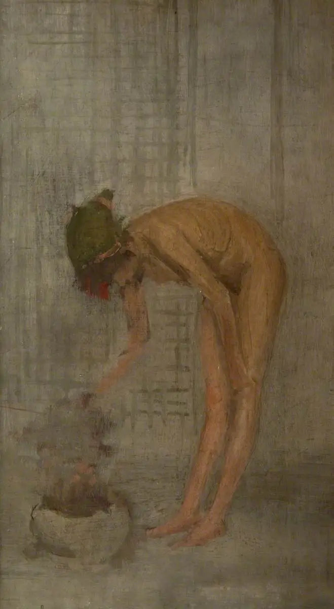 Ragazza nuda con una ciotola - James Abbott McNeill Whistler