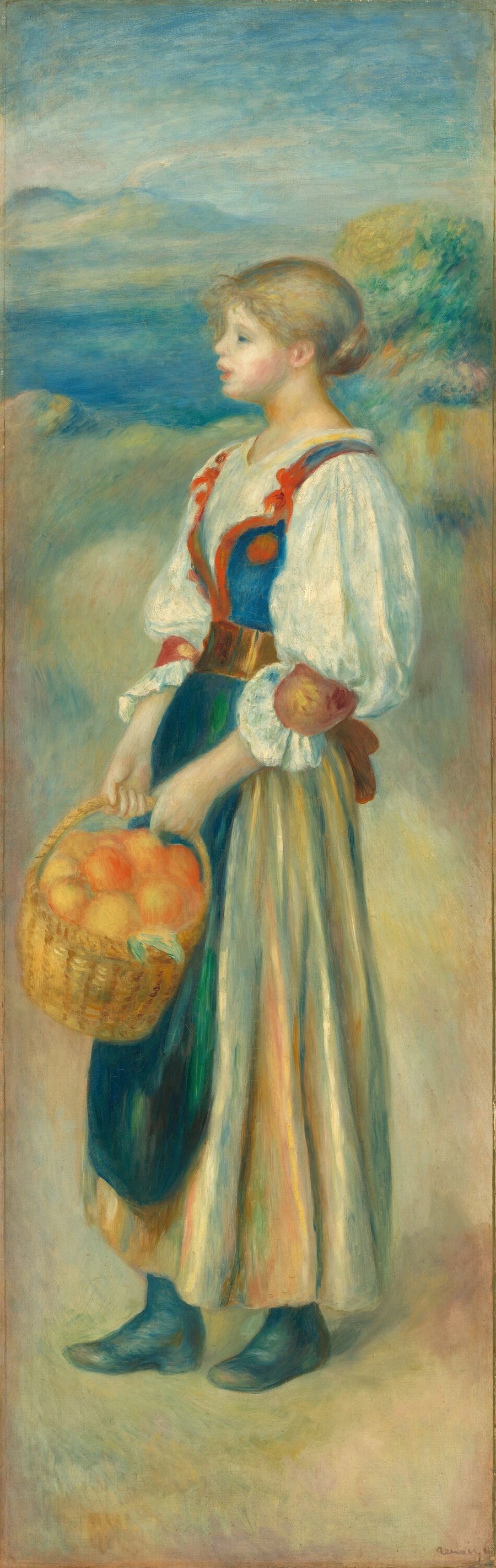 La Venditrice di arance - Pierre-Auguste Renoir