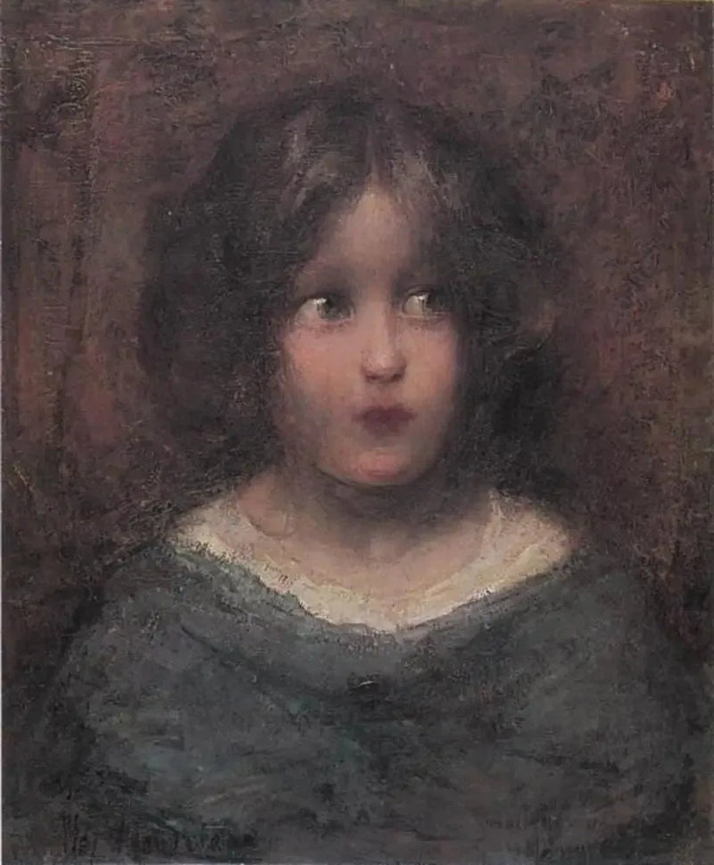 Ragazza che guarda verso sinistra - Piet Mondrian