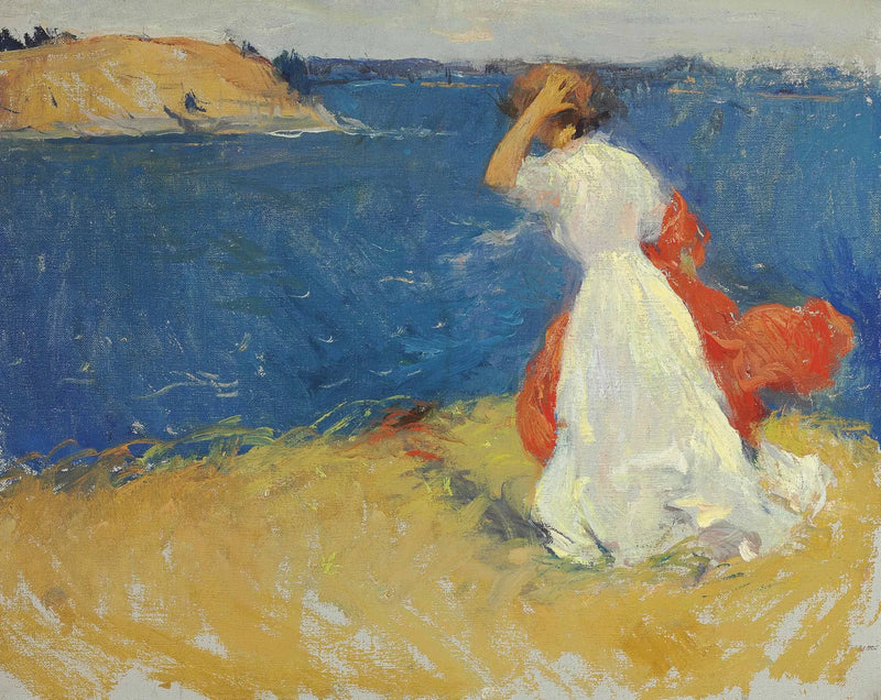 Ragazza sul promontorio - Frank Weston Benson