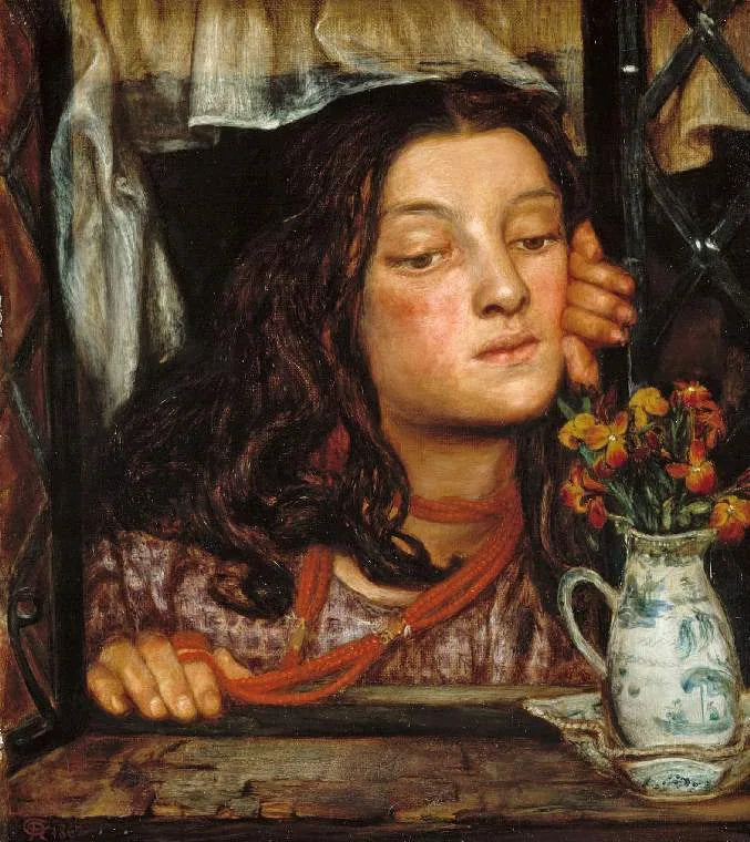 Ragazza su una rete - Dante Gabriel Rossetti