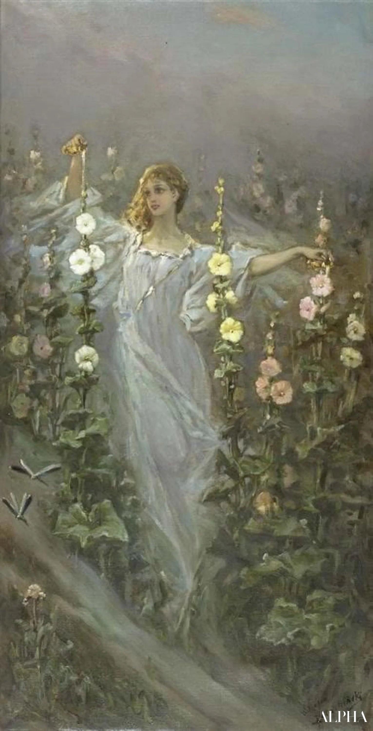 Fille - Wilhelm Kotarbińsk Reproductions de tableaux à la peinture à l’huile