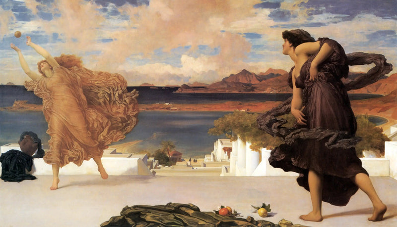 Filles grecques giocando a pallone - Frederic Leighton