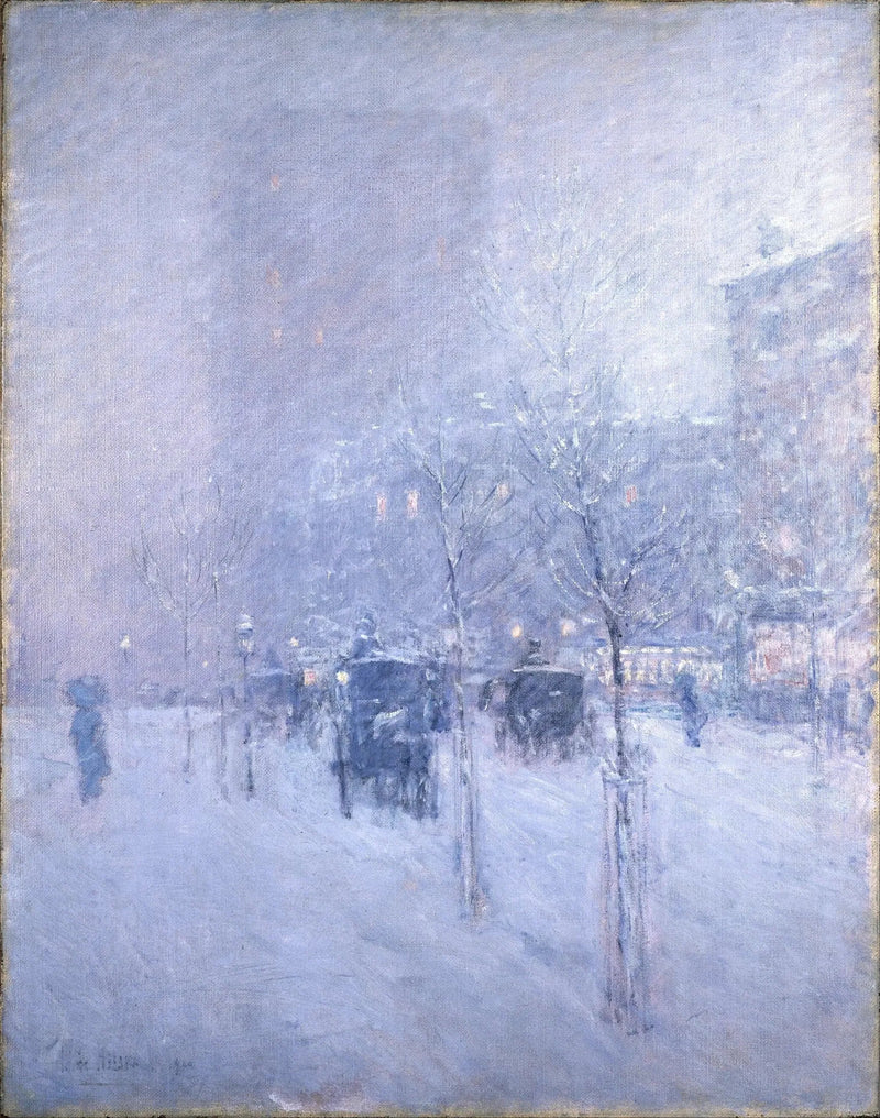 Fine pomeriggio, New York, inverno - Childe Hassam