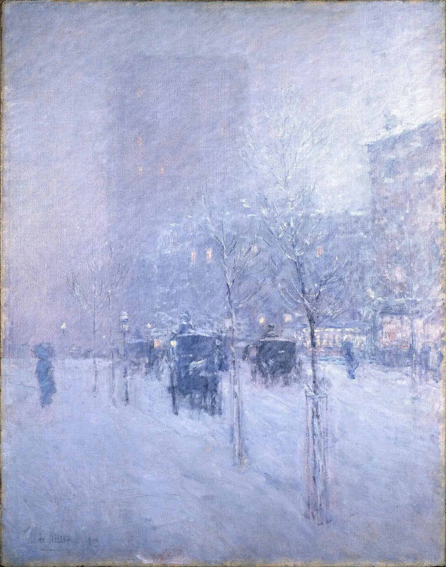 Fine pomeriggio, New York, inverno - Childe Hassam
