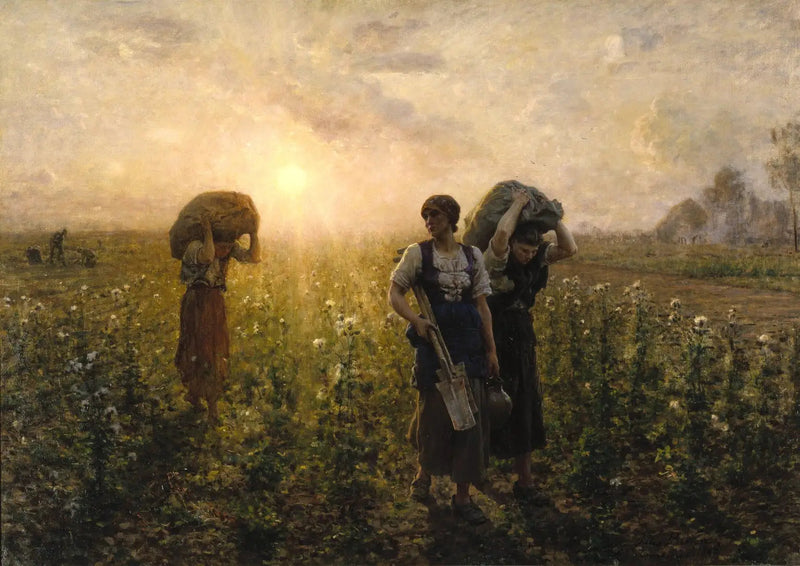 Fine del lavoro - Jules Breton