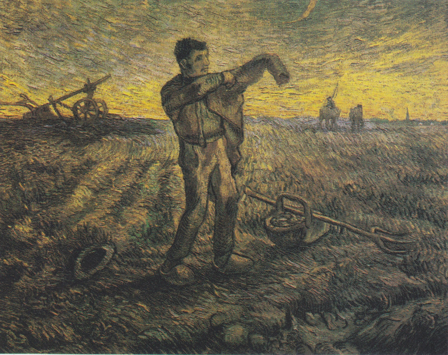 Sera: La fine della giornata (dopo Millet) - Vincent van Gogh