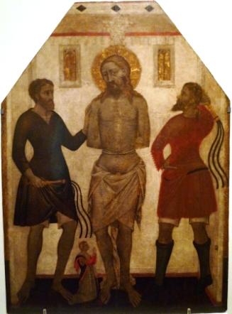 Flagellazione di Cristo con un donatore. - Francescuccio Ghissi