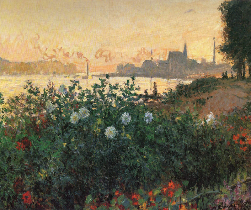 Fiori sulle rive della Senna, Argenteuil W453 - Claude Monet