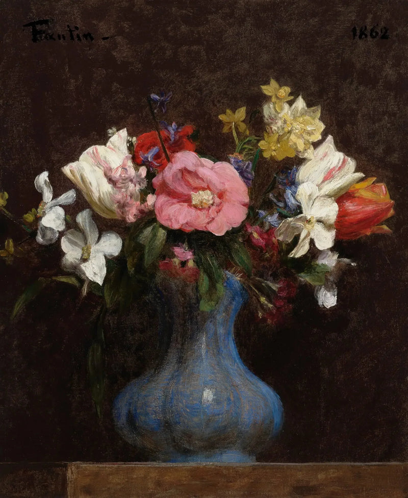 Fiori, camellie e tulipani - Henri Fantin-Latour