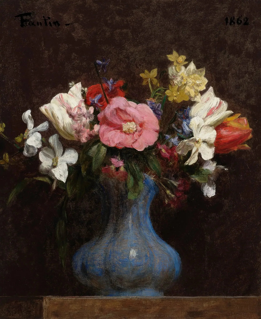 Fiori, camellie e tulipani - Henri Fantin-Latour